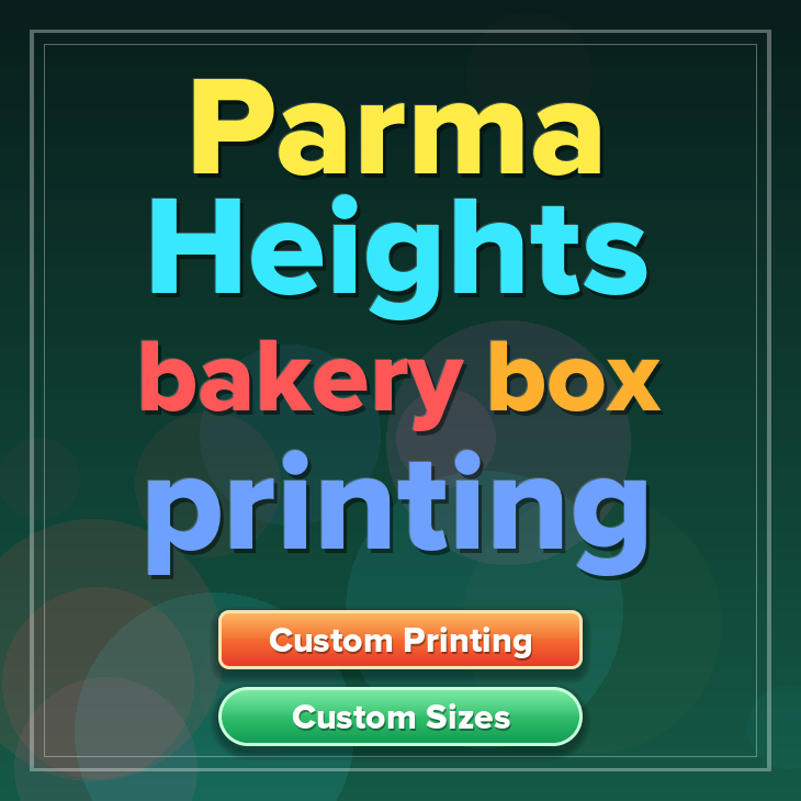 Parma Heights bakery box printing