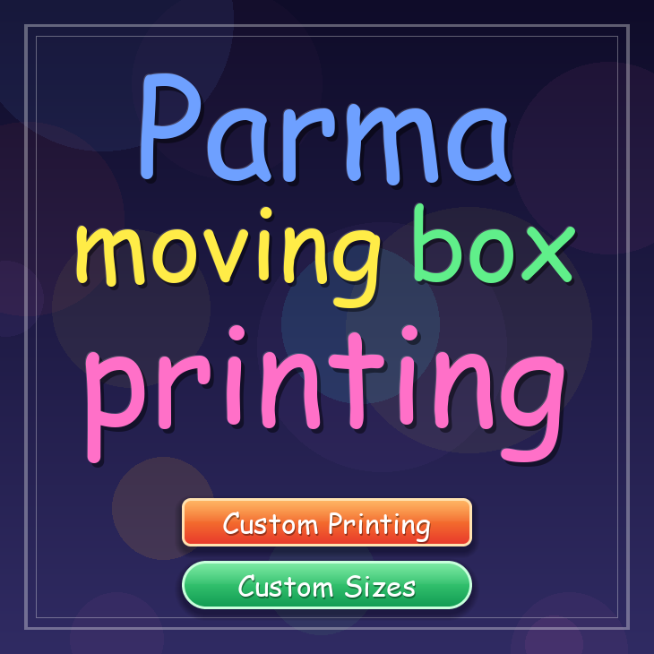 Parma moving box printing