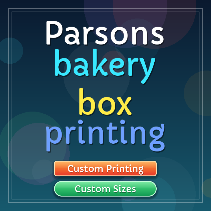 Parsons bakery box printing