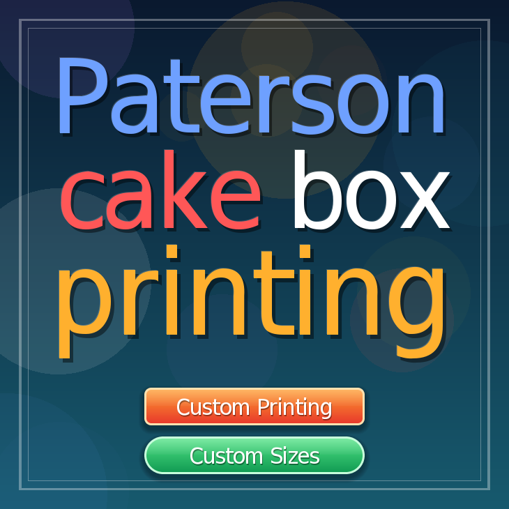 Paterson cake box printing