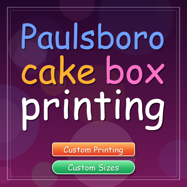 Paulsboro cake box printing
