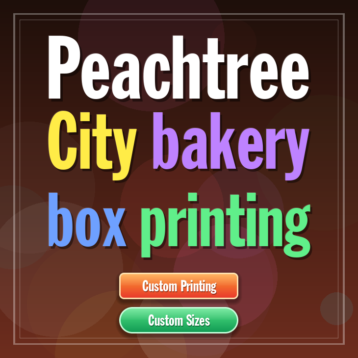 Peachtree City bakery box printing