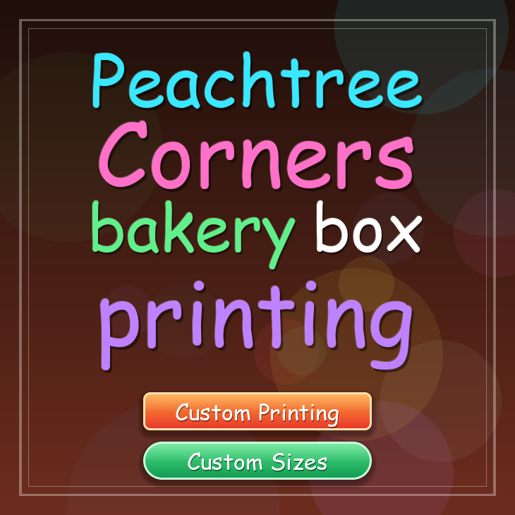 Peachtree Corners bakery box printing