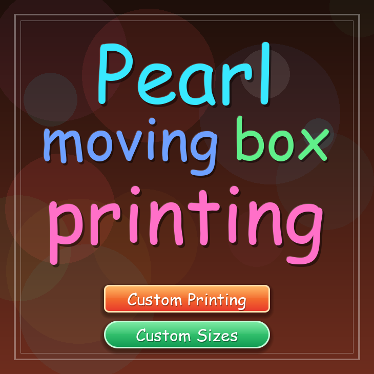 Pearl moving box printing