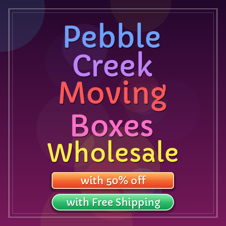Pebble Creek moving boxes