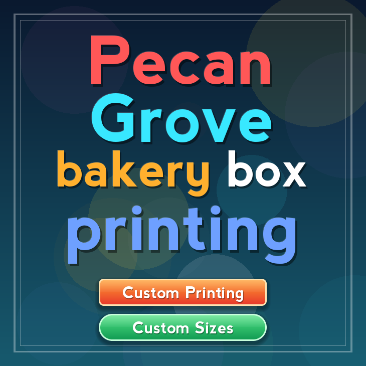 Pecan Grove bakery box printing