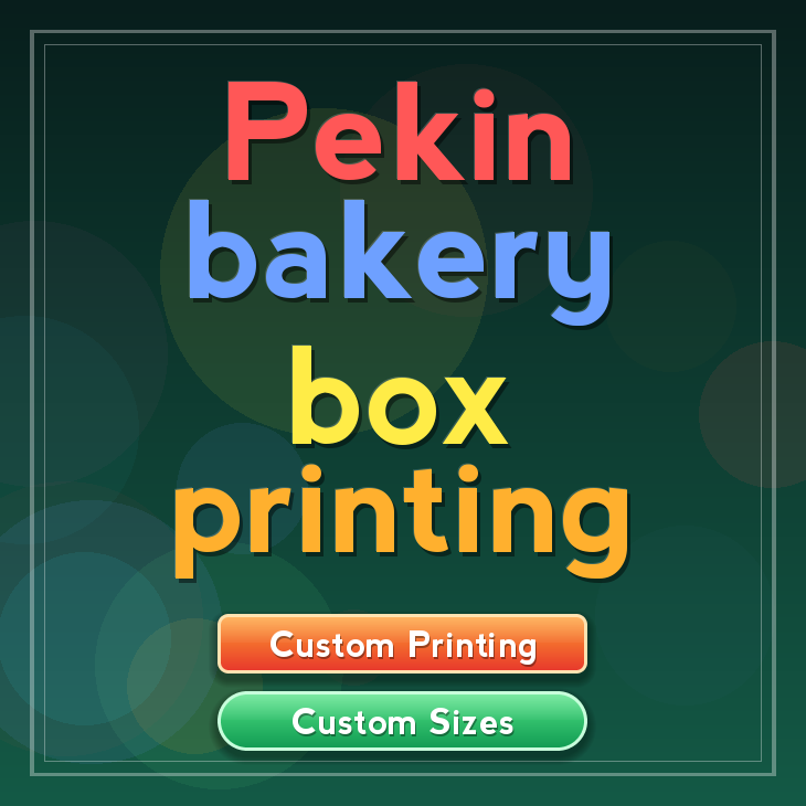 Pekin bakery box printing