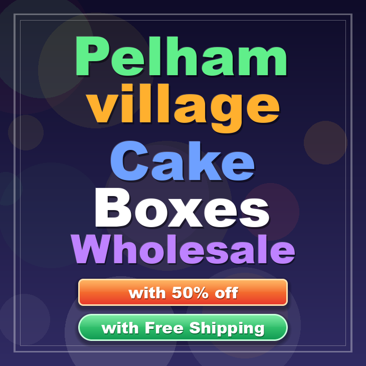 Pelham Village cake boxes