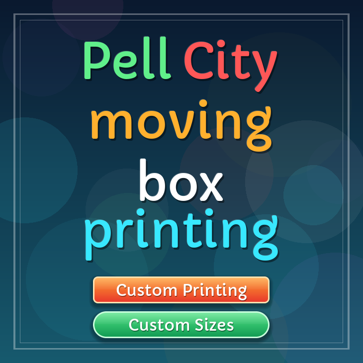 Pell City moving box printing