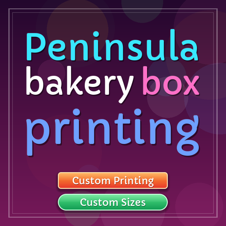Peninsula bakery box printing