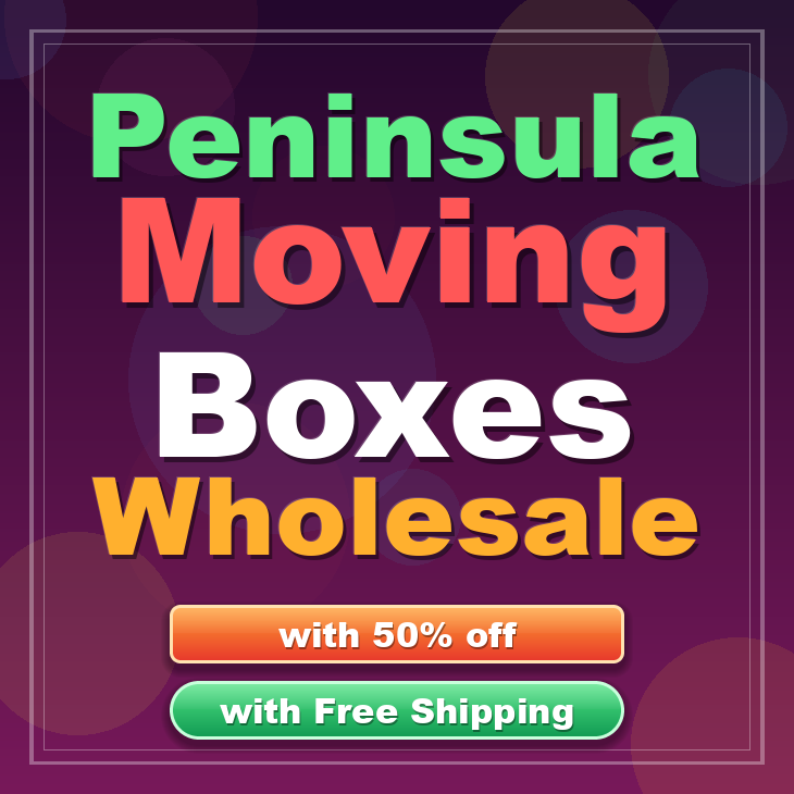 Peninsula moving boxes