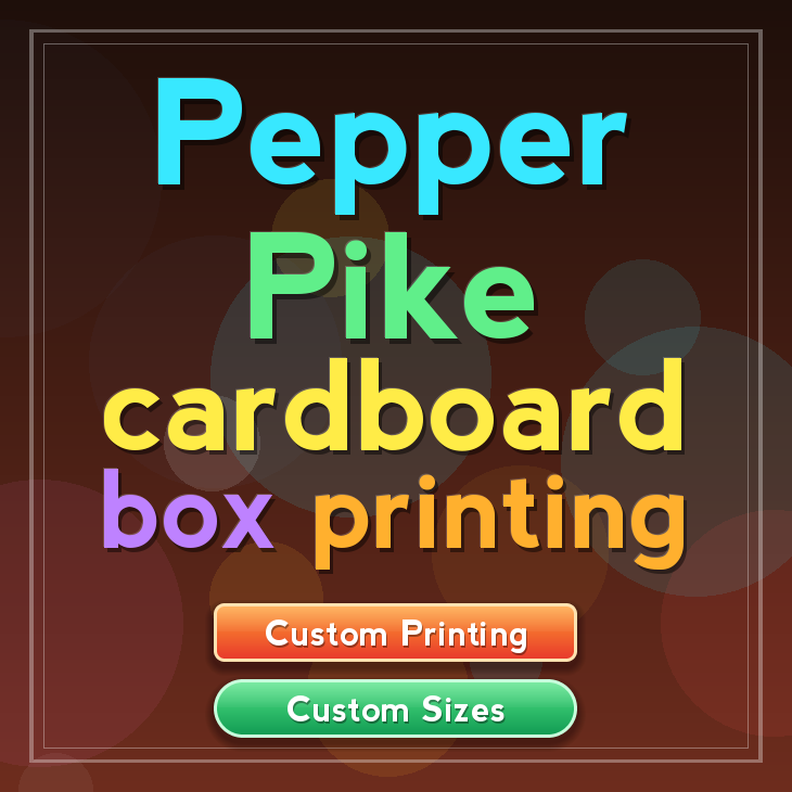 Pepper Pike cardboard box printing