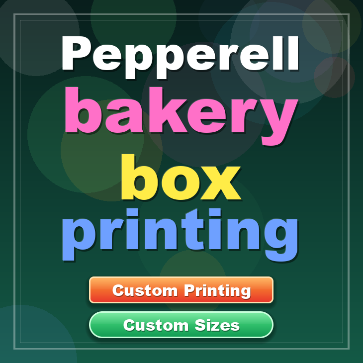 Pepperell bakery box printing