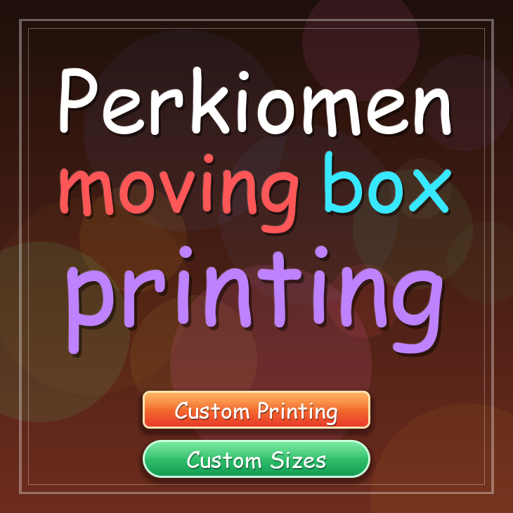 Perkiomen moving box printing