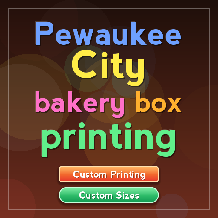 Pewaukee City bakery box printing
