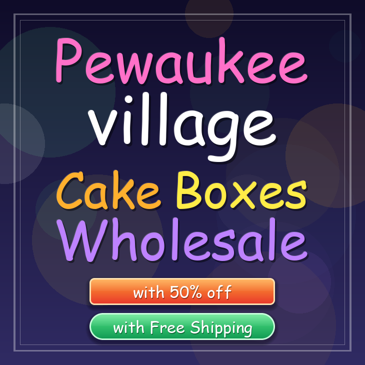 Pewaukee Village cake boxes