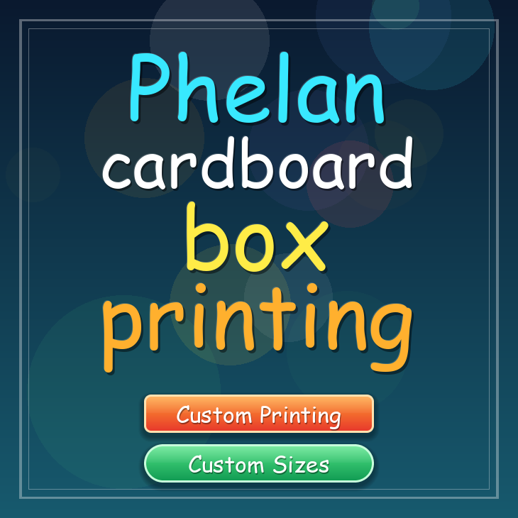 Phelan cardboard box printing