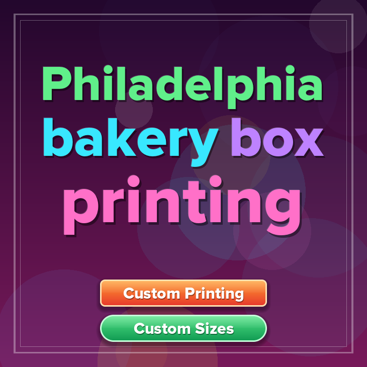 Philadelphia bakery box printing
