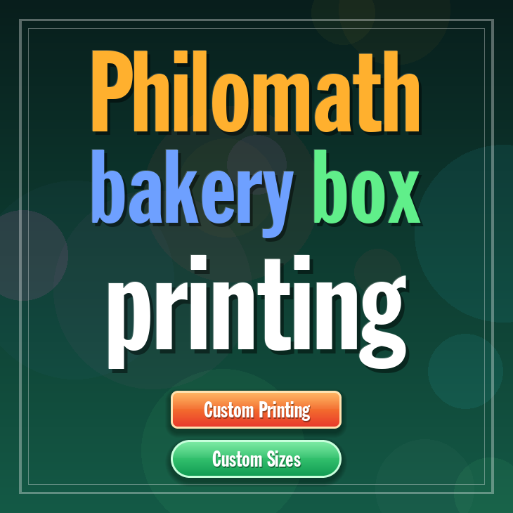 Philomath bakery box printing