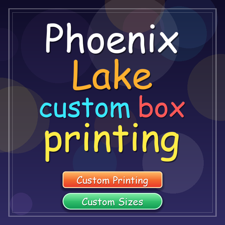 Phoenix Lake custom box printing