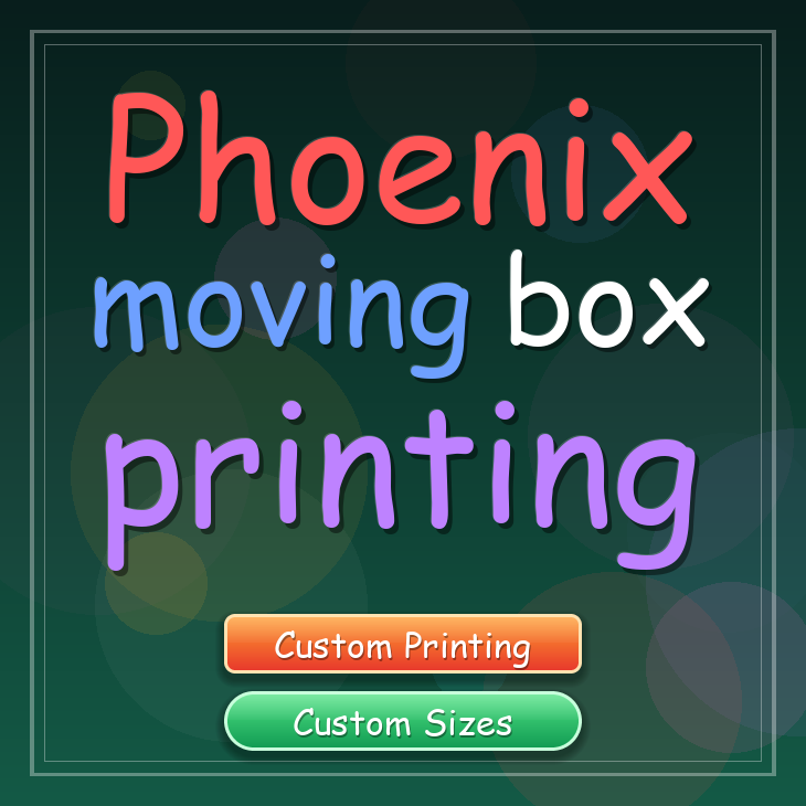 Phoenix moving box printing