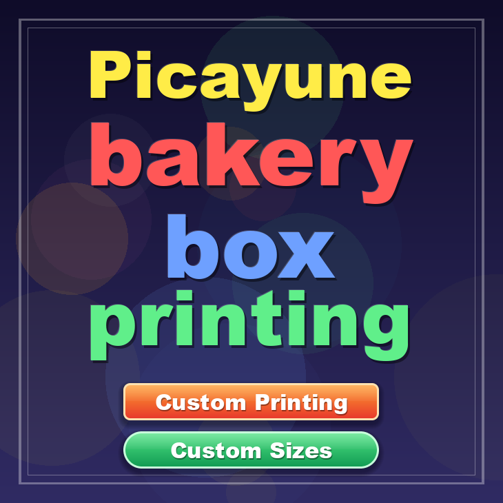Picayune bakery box printing