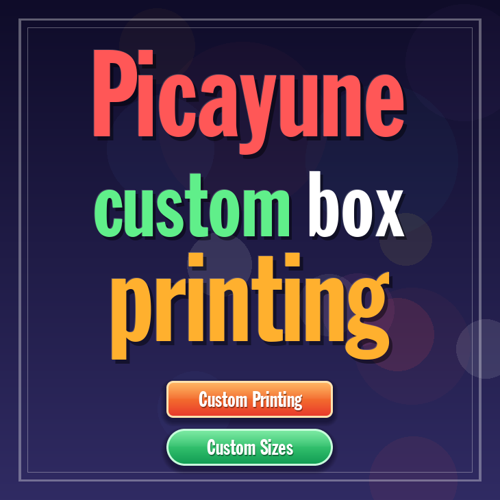 Picayune custom box printing
