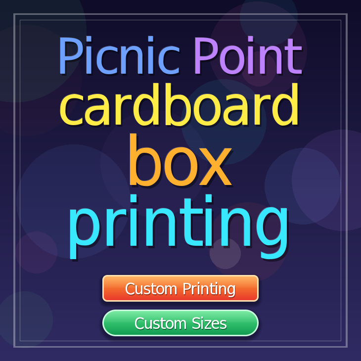 Picnic Point cardboard box printing