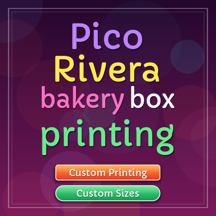 Pico Rivera bakery box printing