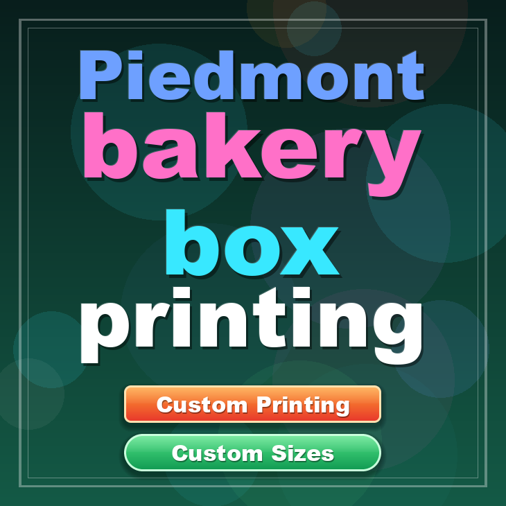 Piedmont bakery box printing