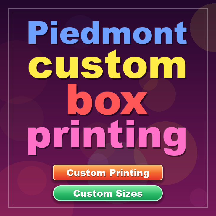 Piedmont custom box printing