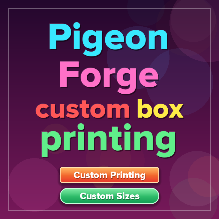 Pigeon Forge custom box printing