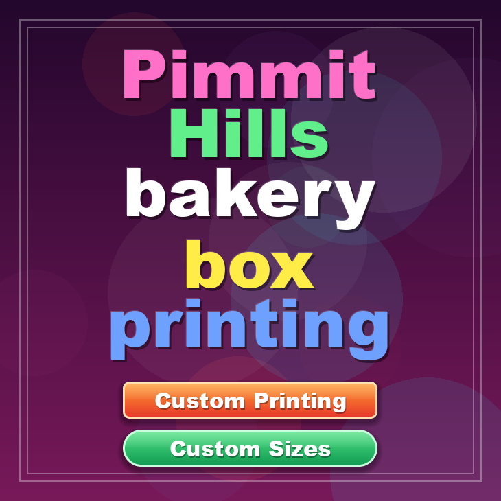 Pimmit Hills bakery box printing