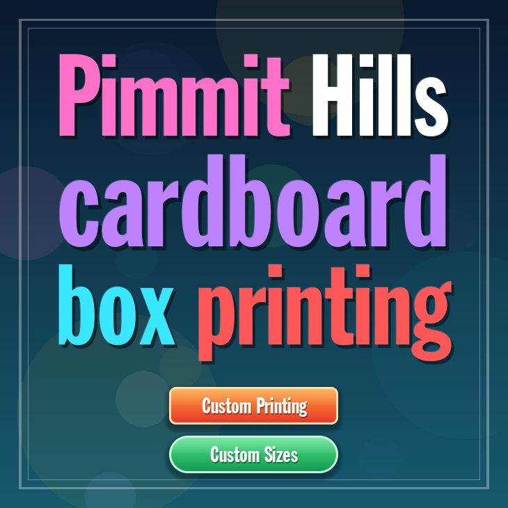 Pimmit Hills cardboard box printing
