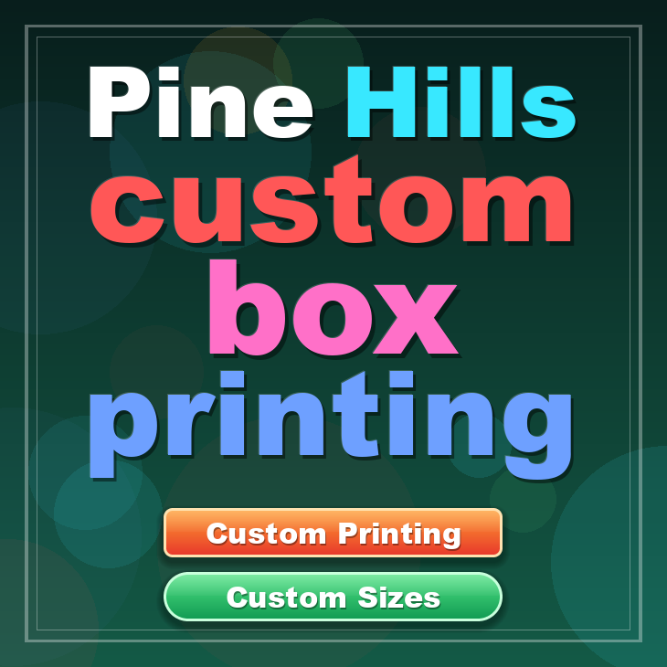 Pine Hills custom box printing