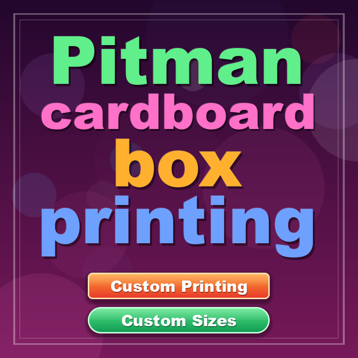 Pitman cardboard box printing