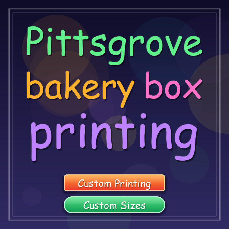 Pittsgrove bakery box printing