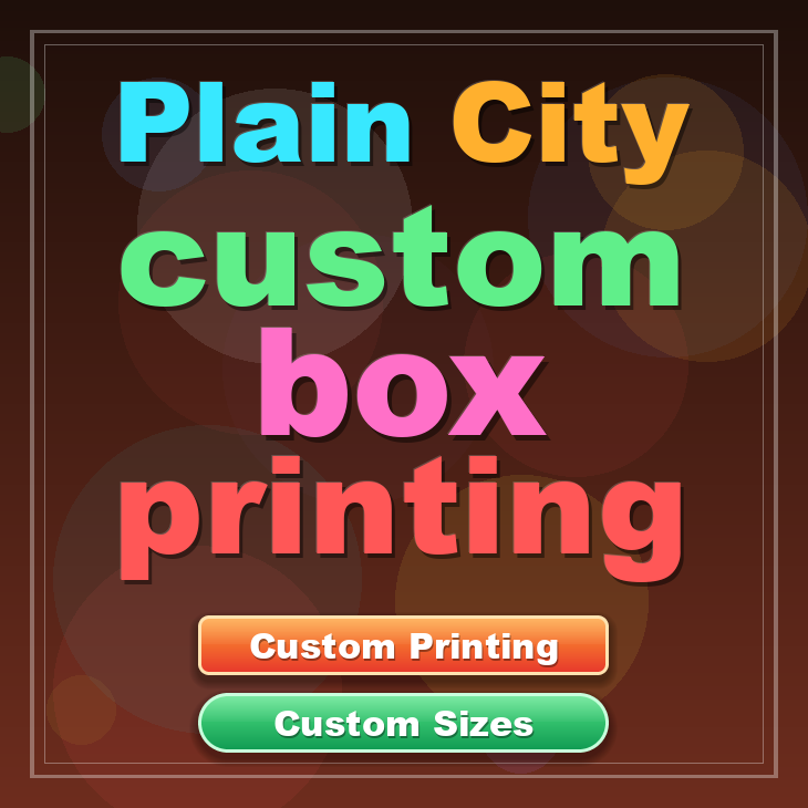 Plain City custom box printing