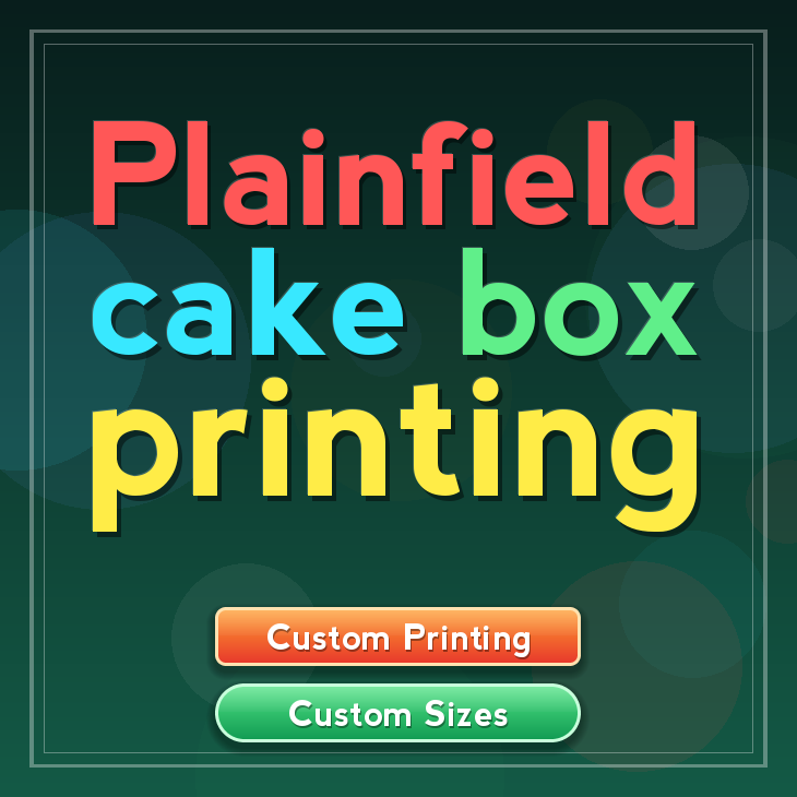 Plainfield cake box printing