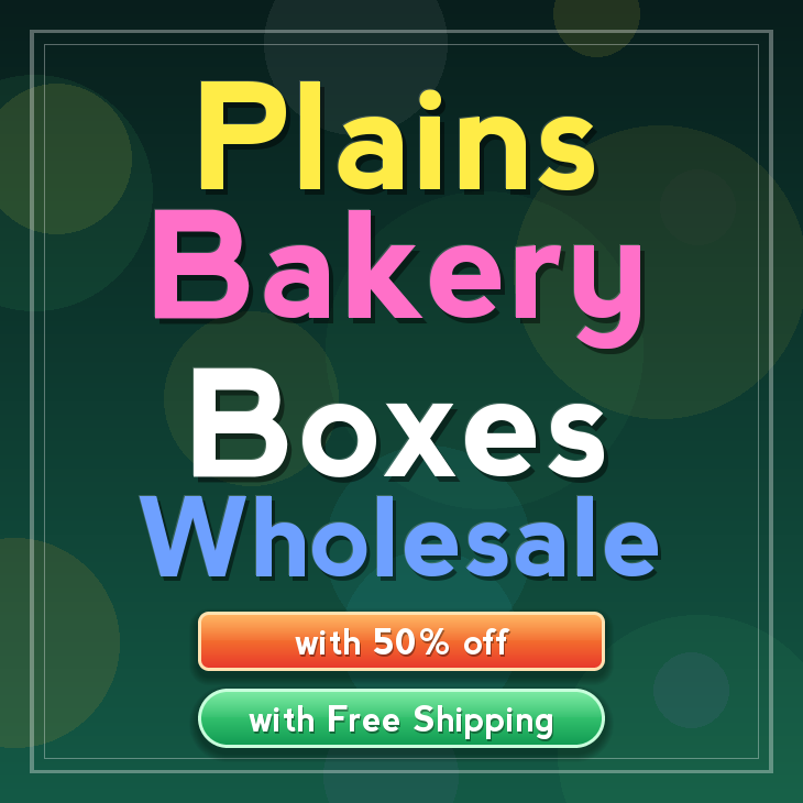 Plains bakery boxes