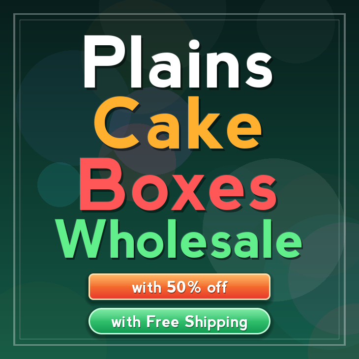 Plains cake boxes