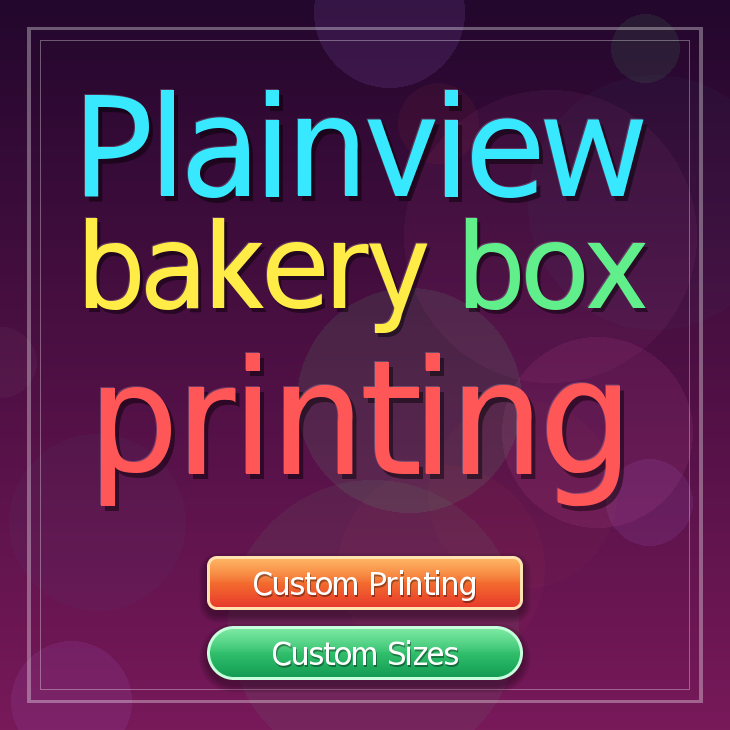 Plainview bakery box printing