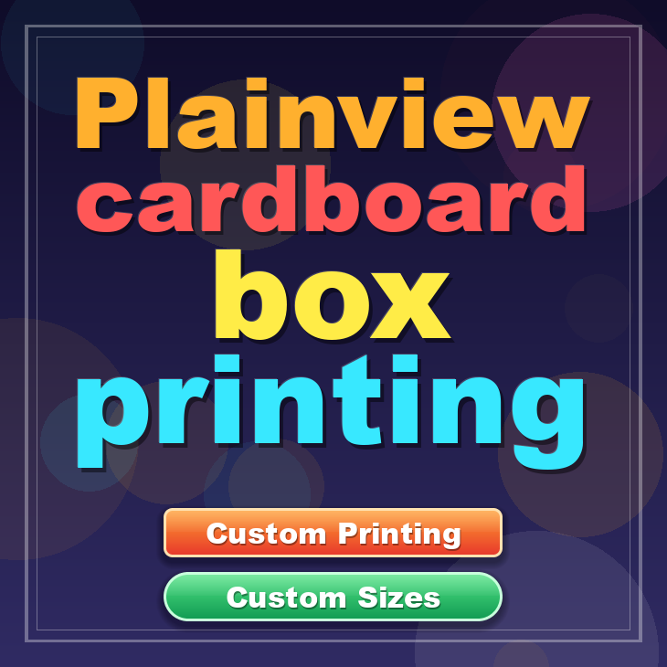 Plainview cardboard box printing