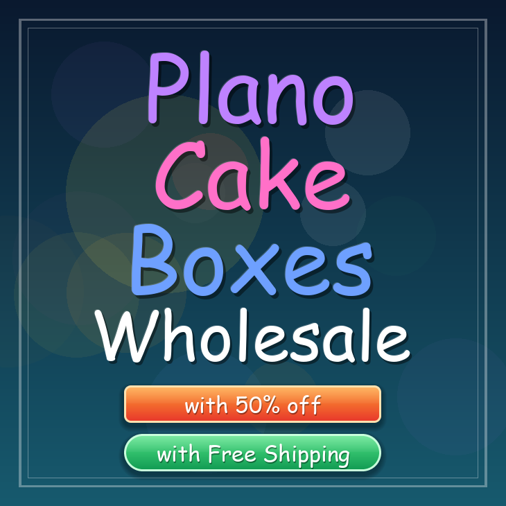 Plano cake boxes