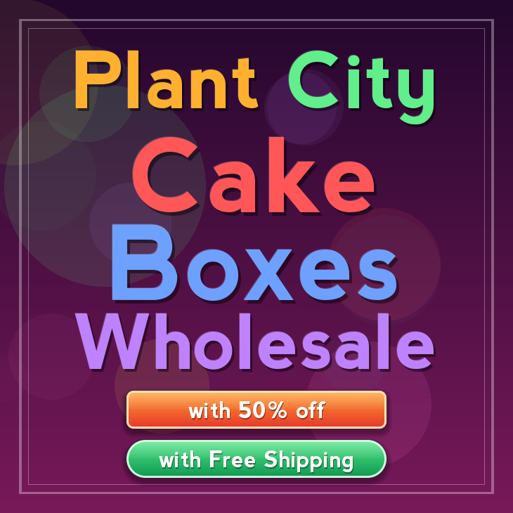 Plant City cake boxes