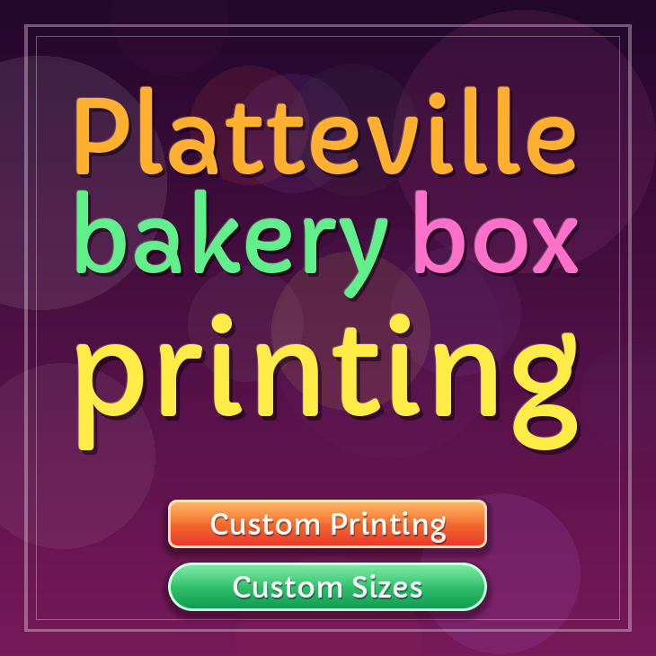 Platteville bakery box printing