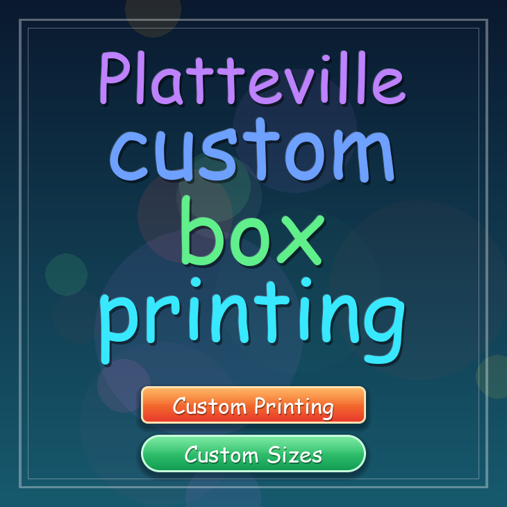 Platteville custom box printing