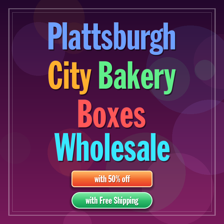 Plattsburgh City bakery boxes