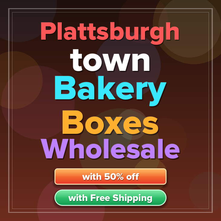 Plattsburgh Town bakery boxes
