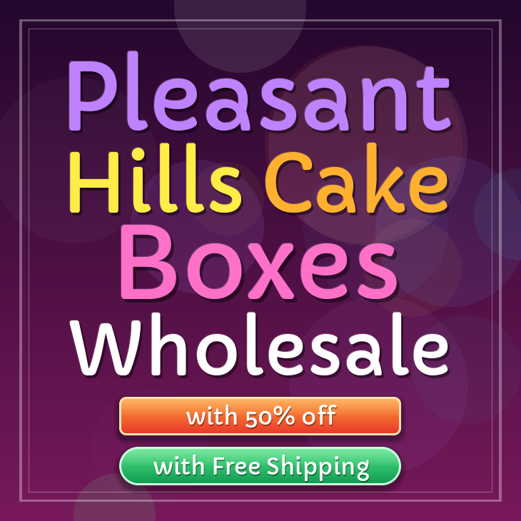 Pleasant Hills cake boxes